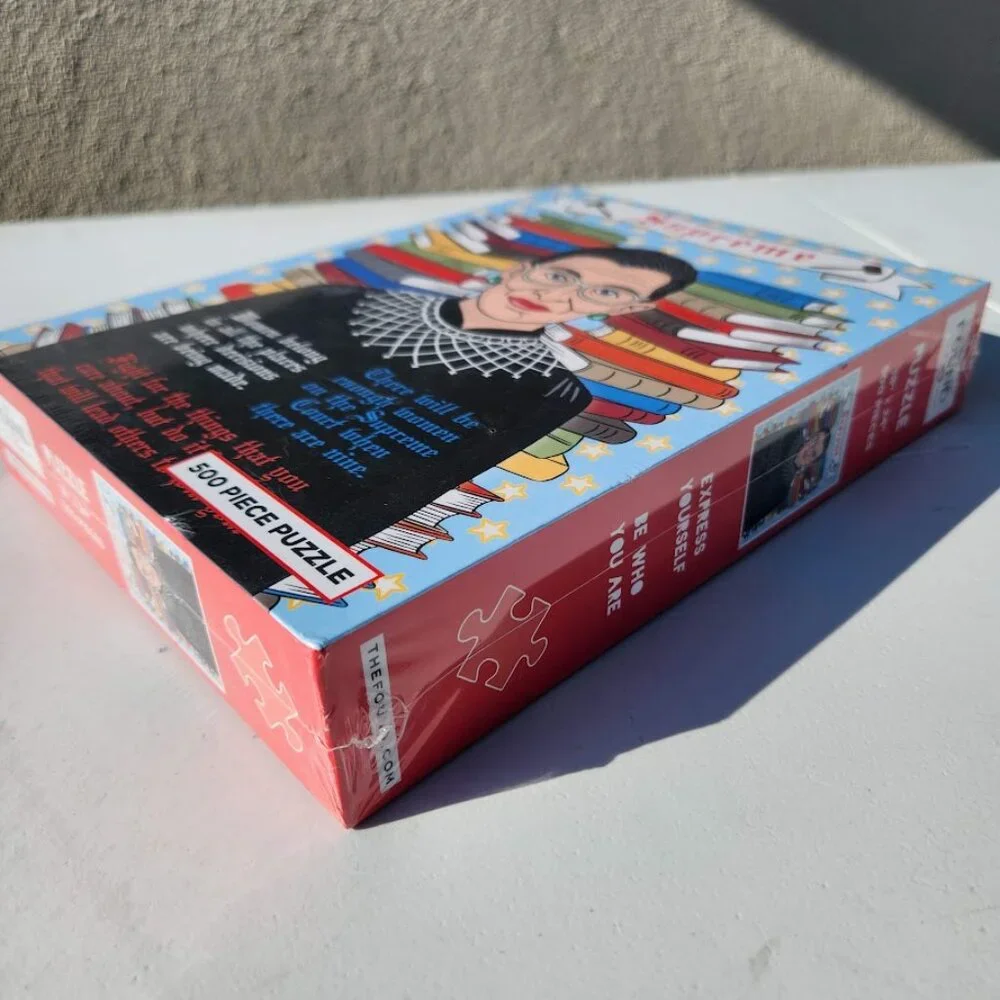 NEW Ruth Bader Ginsburg Jigsaw Puzzle 500 Piece The Found Supreme Court Women RB